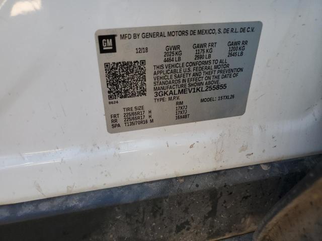 3GKALMEV1KL255855 - 2019 GMC TERRAIN SLE WHITE photo 13