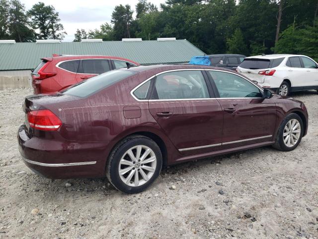 1VWCH7A30CC038772 - 2012 VOLKSWAGEN PASSAT SEL BURGUNDY photo 3