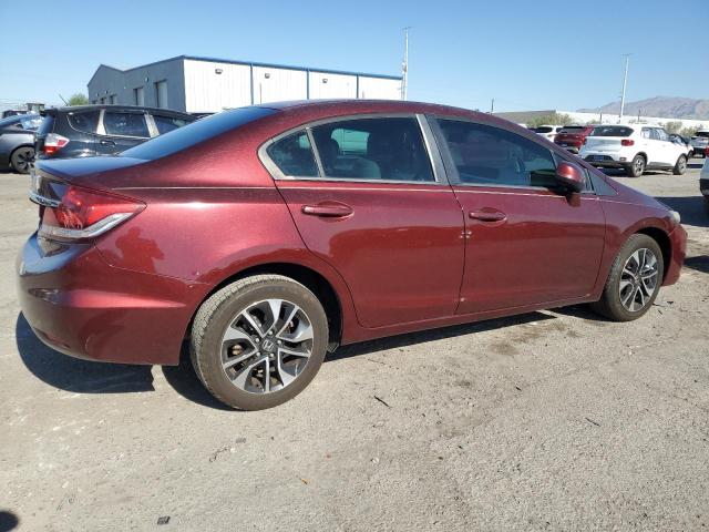19XFB2F87DE024192 - 2013 HONDA CIVIC EX MAROON photo 3