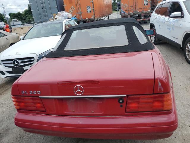 WDBFA63F0VF145083 - 1997 MERCEDES-BENZ SL 320 RED photo 6