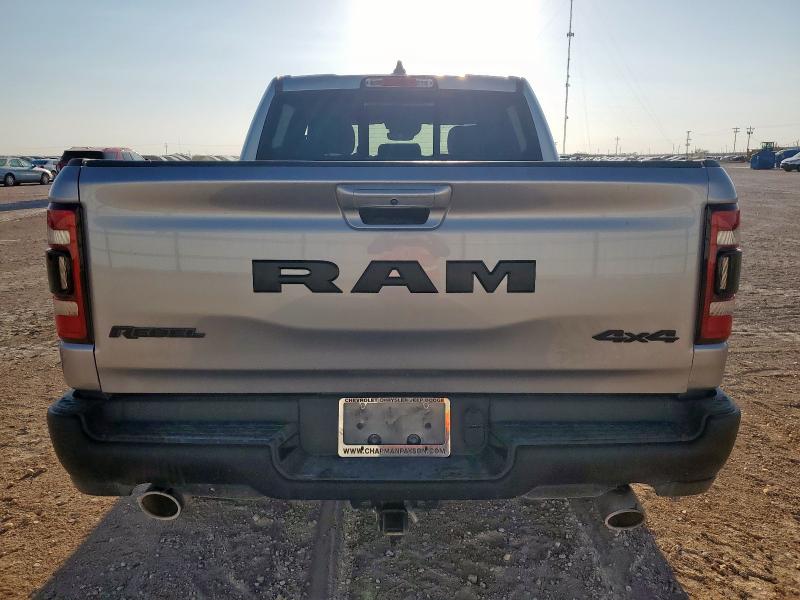 1C6SRFLT7MN581634 - 2021 RAM 1500 REBEL SILVER photo 6