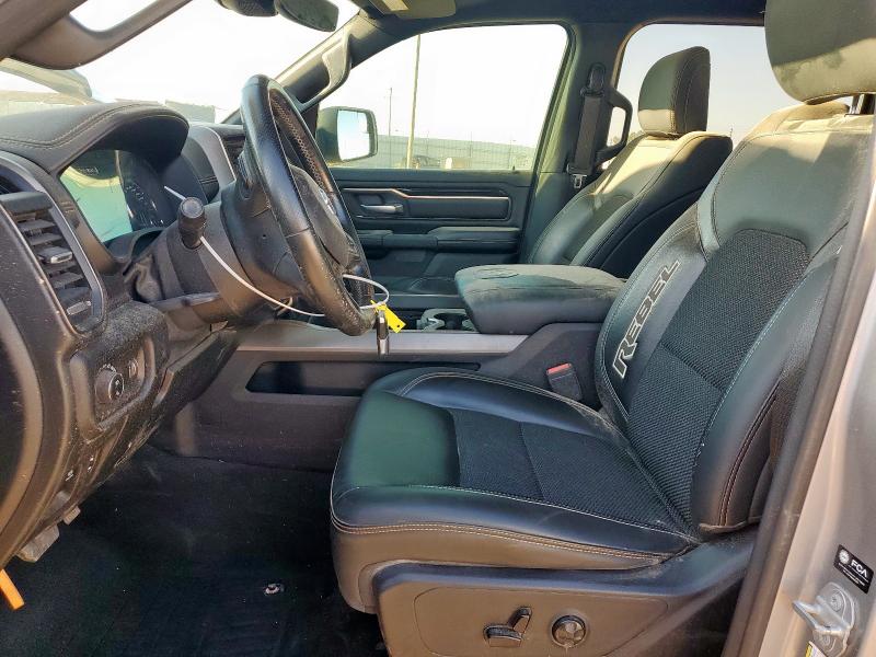 1C6SRFLT7MN581634 - 2021 RAM 1500 REBEL SILVER photo 7