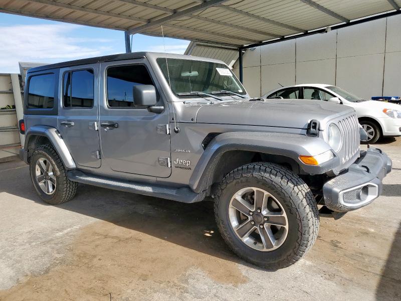 1C4HJXEN2LW213949 - 2020 JEEP WRANGLER U SAHARA SILVER photo 4