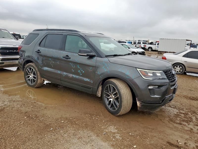 1FM5K8GT5KGB16976 - 2019 FORD EXPLORER SPORT CHARCOAL photo 4