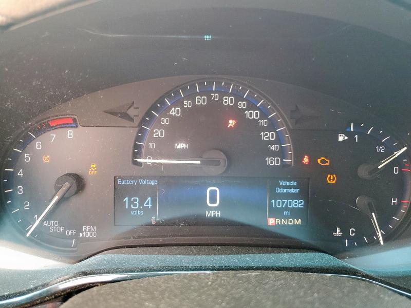 1G6AR5SX0G0100923 - 2016 CADILLAC CTS LUXURY COLLECTION SILVER photo 9