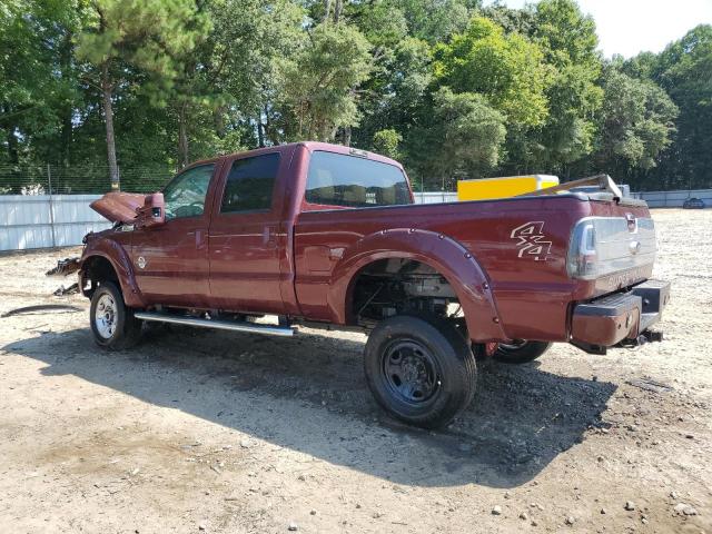 1FT7W2BT0CEB48463 - 2012 FORD F250 SUPER DUTY MAROON photo 2