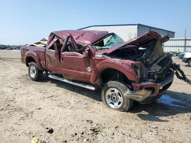 1FT7W2BT0CEB48463 - 2012 FORD F250 SUPER DUTY MAROON photo 4