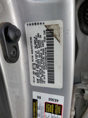 5Y2SP67059Z448708 - 2009 PONTIAC VIBE GRAY photo 12