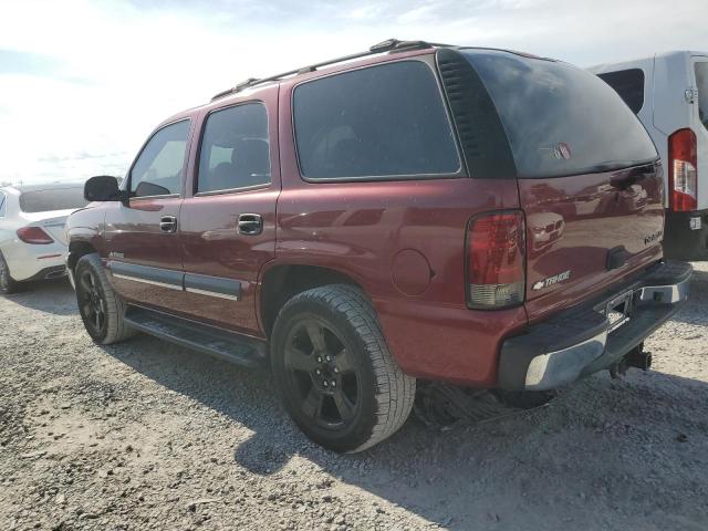 1GNEK13V93J316452 - 2003 CHEVROLET TAHOE K1500 BURGUNDY photo 2