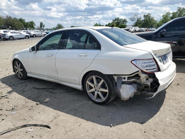 WDDGF8BB5CR226552 - 2012 MERCEDES-BENZ C 300 4MATIC WHITE photo 2