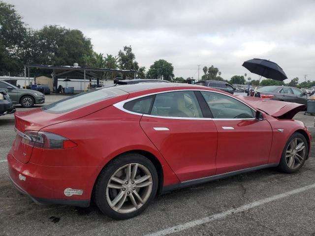 5YJSA1E18GF127958 - 2016 TESLA MODEL S Qırmızı foto 3
