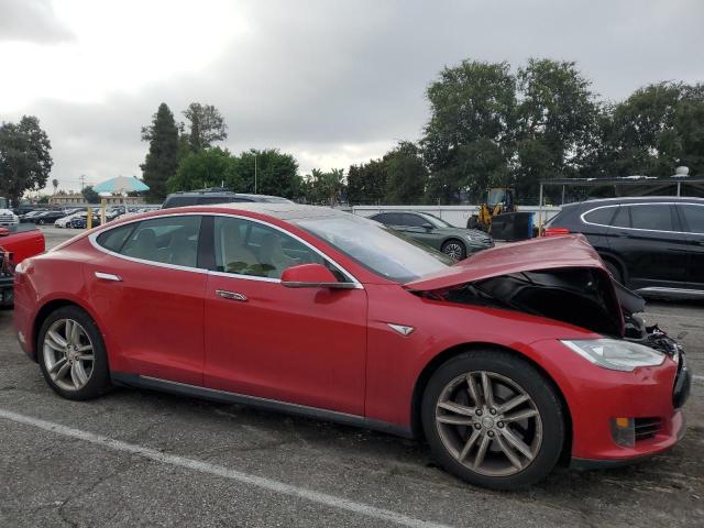 5YJSA1E18GF127958 - 2016 TESLA MODEL S Qırmızı foto 4