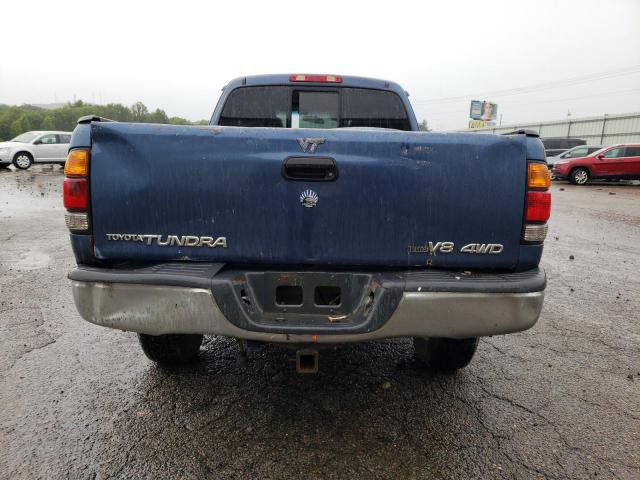 5TBBT44164S455053 - 2004 TOYOTA TUNDRA ACCESS CAB SR5 BLUE photo 6