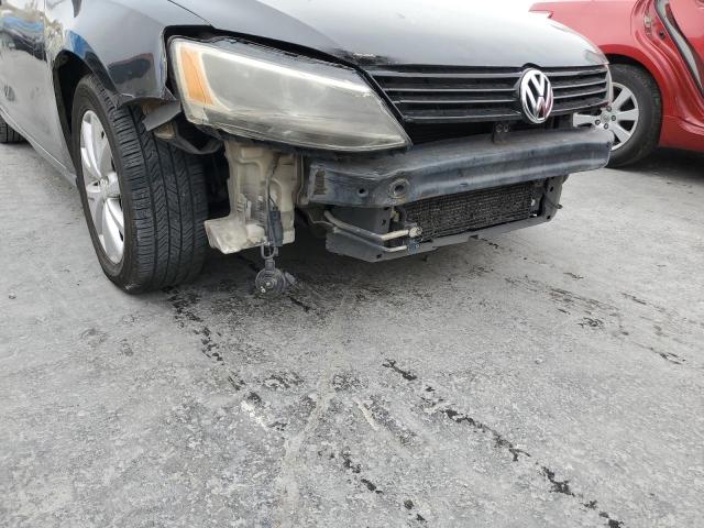 3VW2K7AJXDM386171 - 2013 VOLKSWAGEN JETTA BASE أسود صورة 9