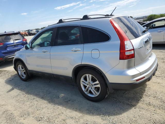 5J6RE4H71AL054421 - 2010 HONDA CR-V EXL SILVER photo 2