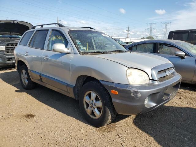 KM8SC13D35U920690 - 2005 HYUNDAI SANTA FE GLS SILVER photo 4