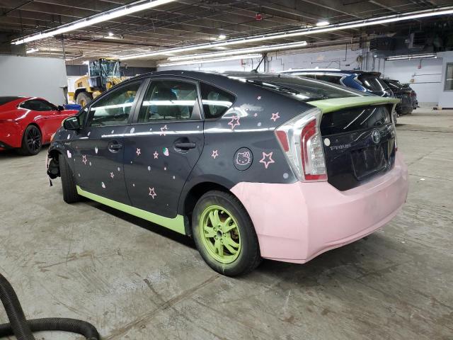 JTDKN3DUXC1583927 - 2012 TOYOTA PRIUS GRAY photo 2