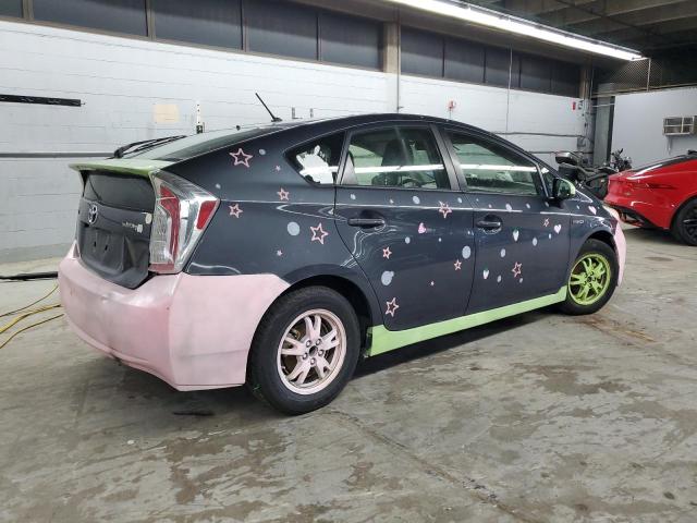 JTDKN3DUXC1583927 - 2012 TOYOTA PRIUS GRAY photo 3