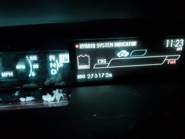 JTDKN3DUXC1583927 - 2012 TOYOTA PRIUS GRAY photo 9