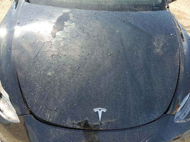 7SAYGDEF6NF345614 - 2022 TESLA MODEL Y 黑色 照片 12