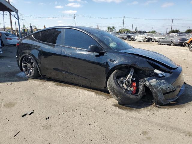 7SAYGDEF6NF345614 - 2022 TESLA MODEL Y 黑色 照片 4