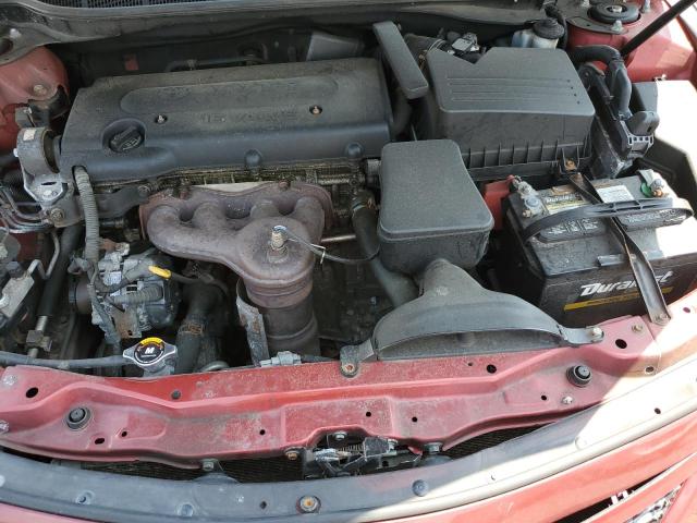 4T1BE46KX9U276777 - 2009 TOYT CAMRY BASE RED photo 11