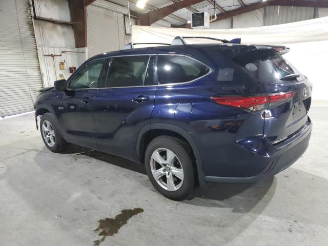 5TDBZRBH2MS526915 - 2021 TOYOTA HIGHLANDER L BLUE photo 2