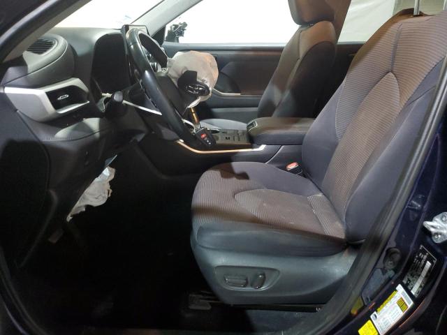 5TDBZRBH2MS526915 - 2021 TOYOTA HIGHLANDER L BLUE photo 7