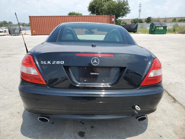 WDBWK54F57F157433 - 2007 MERCEDES-BENZ SLK 280 BLACK photo 6