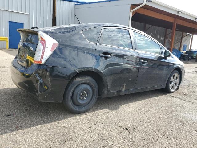 JTDKN3DUXD1636739 - 2013 TOYOTA PRIUS BLACK photo 3
