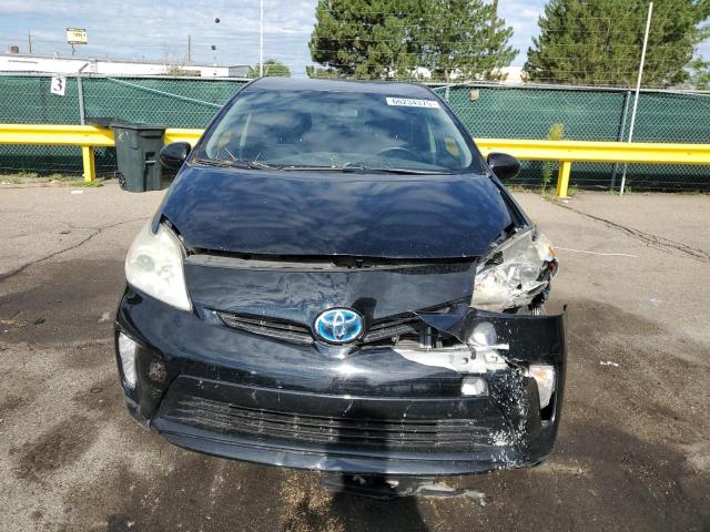 JTDKN3DUXD1636739 - 2013 TOYOTA PRIUS BLACK photo 5