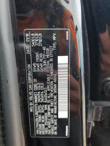 LYVA22RL4JB077773 - 2018 VOLVO XC60 T6 黑色 照片 14