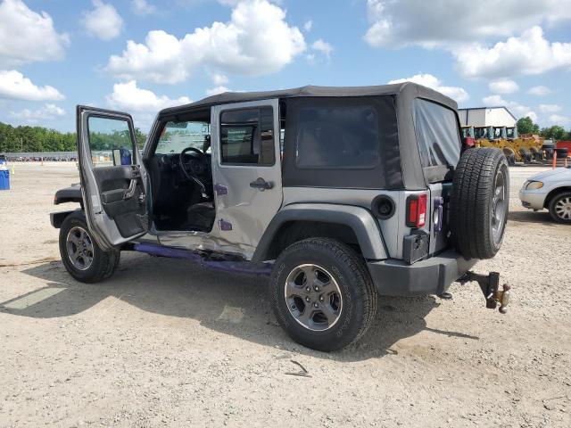 1C4BJWDGXFL519869 - 2015 JEEP WRANGLER U SPORT GRAY photo 2