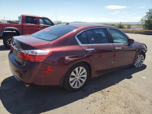 1HGCR3F83FA037470 - 2015 HONDA ACCORD EXL BURGUNDY photo 3