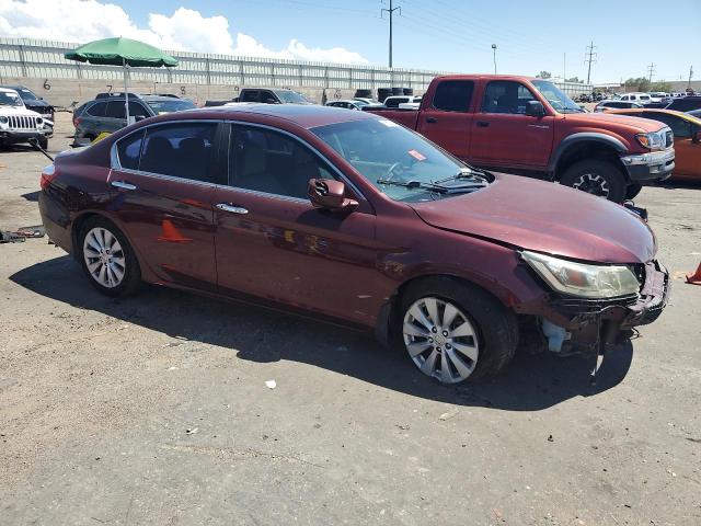 1HGCR3F83FA037470 - 2015 HONDA ACCORD EXL BURGUNDY photo 4