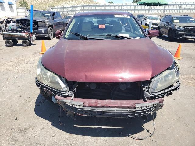 1HGCR3F83FA037470 - 2015 HONDA ACCORD EXL BURGUNDY photo 5