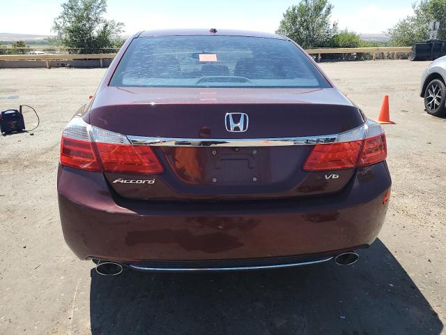1HGCR3F83FA037470 - 2015 HONDA ACCORD EXL BURGUNDY photo 6