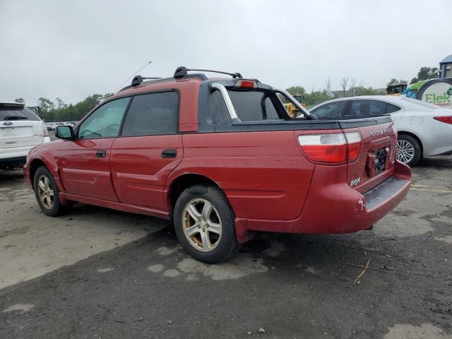 4S4BT62C157102041 - 2005 SUBARU BAJA SPORT RED photo 2