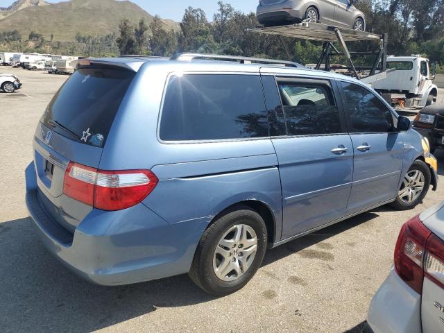 5FNRL38766B028414 - 2006 HONDA ODYSSEY EXL BLUE photo 3