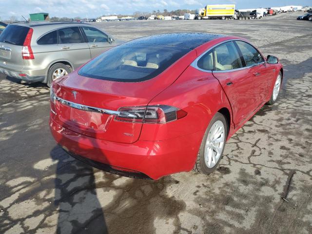 5YJSA1E25GF146122 - 2016 TESLA MODEL S Կարմիր լուսանկար 4