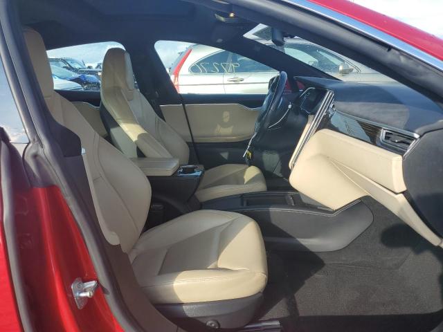 5YJSA1E25GF146122 - 2016 TESLA MODEL S Կարմիր լուսանկար 5