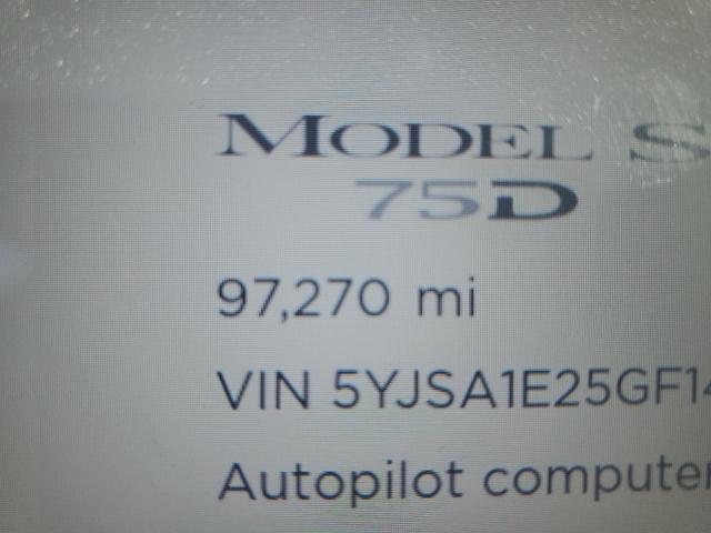 5YJSA1E25GF146122 - 2016 TESLA MODEL S Կարմիր լուսանկար 8