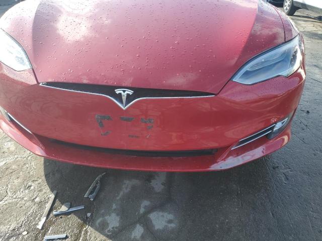 5YJSA1E25GF146122 - 2016 TESLA MODEL S Կարմիր լուսանկար 9