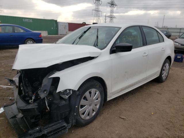 3VW2K7AJ7DM431776 - 2013 VOLKSWAGEN JETTA BASE Blanc photo 2