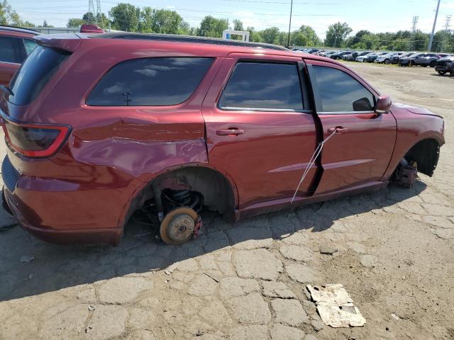 1C4RDJDGXHC928773 - 2017 DODGE DURANGO GT BURGUNDY photo 3