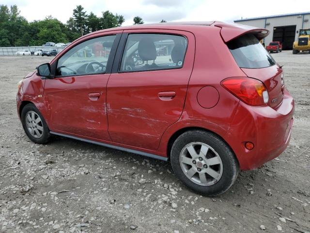 ML32A4HJXEH016843 - 2014 MITSUBISHI MIRAGE ES RED photo 2