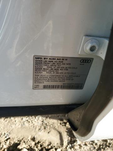 WA1VAAF77JD053103 - 2018 AUDI Q7 PRESTIGE WHITE photo 14