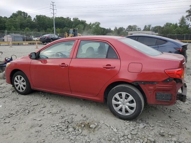 2T1BU4EE9AC312785 - 2010 TOYOTA COROLLA BASE RED photo 2