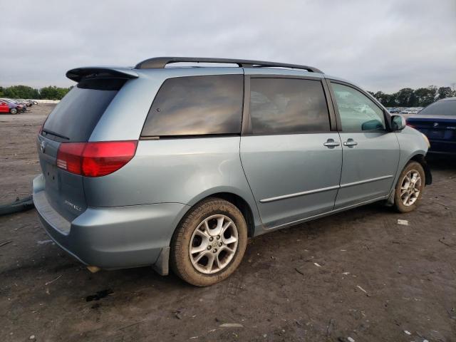 5TDZA22C05S234635 - 2005 TOYOTA SIENNA XLE BLUE photo 3