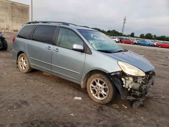 5TDZA22C05S234635 - 2005 TOYOTA SIENNA XLE BLUE photo 4